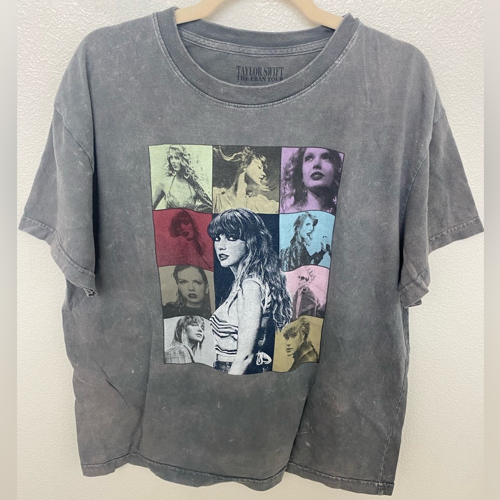 NWOT Taylor Swift XL Gray The Eras Tour T-Shirt